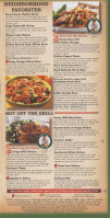 Applebee's Neighborhood Grill menu