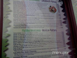 El Cuscatleco menu