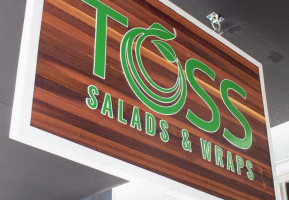 Toss Salad Wraps outside