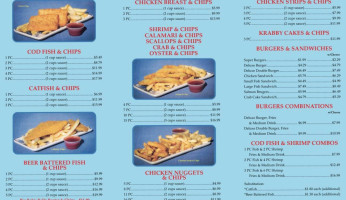 Q's Fish Chips menu