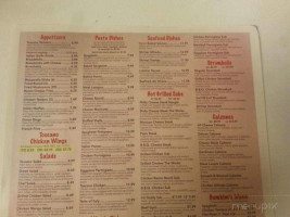 Toscano's Pizza And Grill menu