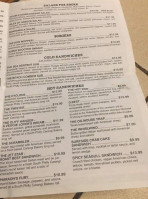 Boardwalk Vegan menu