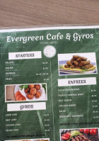 Evergreen Cafe And Gyros menu