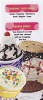 Carvel Ice Cream Bakery menu