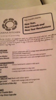 Karma Kitchen menu