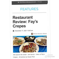 Fay’s Crepes food