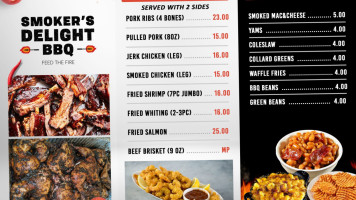 Smokers Delight Bbq food