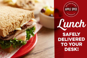 Apple Spice Box Lunch Delivery Catering food