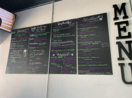 The Acai Addiction menu