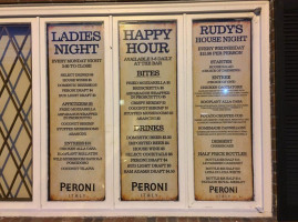 Rudy's Little Italy menu