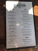 The Brighton menu