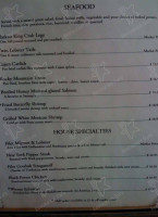 Sammy's Rocky Mountain Steakhouse menu