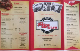 Pizza Barn menu