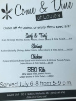 Louie's Grill food