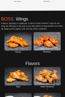 Boss. Pizza Wings food