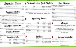 Mimmo's Pizza menu