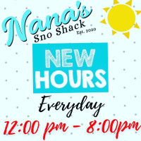 Nana's Sno Shack food