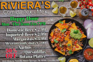 Rivieras Comida Tex-mex food