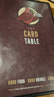 The Card Table food