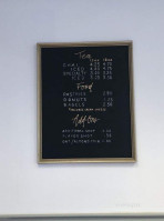 Abide Coffeehouse menu