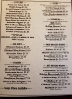 Riverside Cafe menu