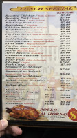 El Monumento Restaurant Bar Lounge menu