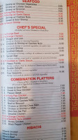 Dragon Palace menu