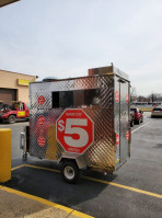 $5 Fresh Burger Stop outside