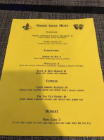 The Fat Cat Grille menu
