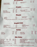 Joe's Pizza (west End) menu