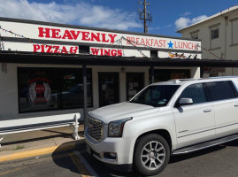 Heavenly Pizza Wings outside