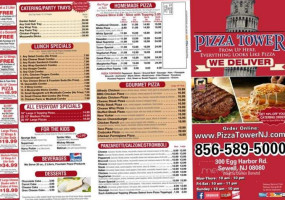 Pizza Tower menu