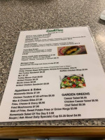 Bomber's Place menu