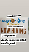 Bagel King And Donuts food