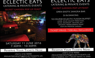 Eclectic Eats Catering Private Events inside