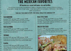 The Mexican Restaurant & Bar food