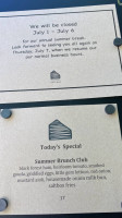 Johnston's Salt Box menu