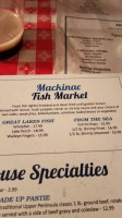 Mackinac Grille Patio menu