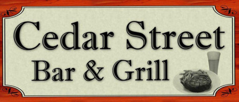 Cedar Street Grill food