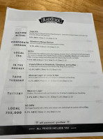 Blackstack Brewing menu