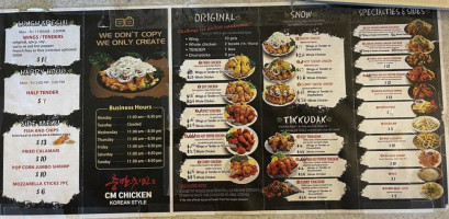 Cm Chicken menu