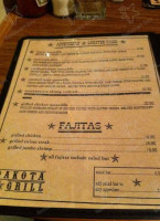 Dakota Grill menu