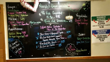 Mandy's Cafe menu