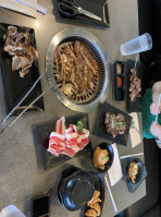 Hanu Korean Bbq food