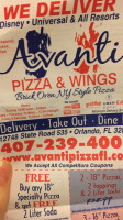 Avanti Pizza Wings food