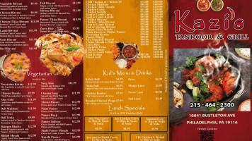 Kazi's Tandoor Grill Kazi's Mini Mart menu