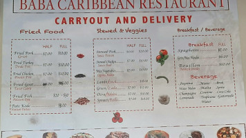 Baba menu