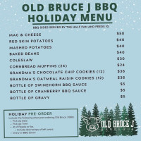 Old Bruce J Bbq food