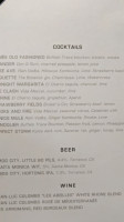 Charcoal Venice menu