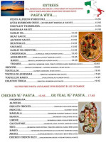 Mario's Cucina Italiana menu